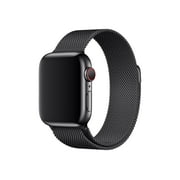 Apple 40mm Milanese Loop - Strap for smart watch - 130-180 mm - space black - for Watch Herm��s Series 7, Herm��s Series 9, SE 3, Series 10, Series 11, Series 8, Series 9