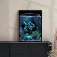 thumbnail image 4 of Póster de arte de fantasía con diseño de acuario dentro de una taza, impresión en lienzo, decoración de pared con peces de acuario, decoración estética para el hogar y la barra, 4 of 5