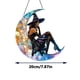 thumbnail image 2 of Witch With Crystal Pendant Acrylic Wall Hanging Home Decoration, 2 of 7