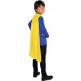 thumbnail image 2 of Amscan Adult Yellow Cape - One Size Fits Most | 1 Great Super Hero Capes, Perfect Super Hero Costumes For Halloween Costumes, Dress Up & Play Pretend & More, 2 of 3