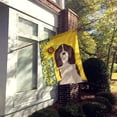 thumbnail image 2 of Summer Sunflowers Liver English Springer Spaniel Flag Canvas House Size, 2 of 5