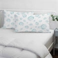 thumbnail image 4 of Turquoise Conch Coastal Throw Pillow Covers, Nautical Summer Beach Ocean Sea Soft Breathable Pillow Cases with Invisible Zipper, King Size Pillowcases for Couch Bed Sofa Chair 20x36 Inches, 4 of 9