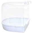 thumbnail image 1 of Caged Bird Bath Multi Cage Bird Bath Covered for Small Brids Canary Budgies Parrot, 1 of 9