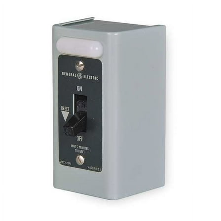 Ge Manual Motor Starter, 1 P, 1 Phase, Toggle, 16 A CR101Y11
