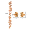 thumbnail image 2 of AYktou Fall Maple Leaf Garland for Thanksgiving Decor, 5.7 Ft Hanging Vine Garland Gradient Color Artificial Maple Leaves Autumn Decor for Table Home Wedding Fireplace Party Outside Indoor Decor, 2 of 7