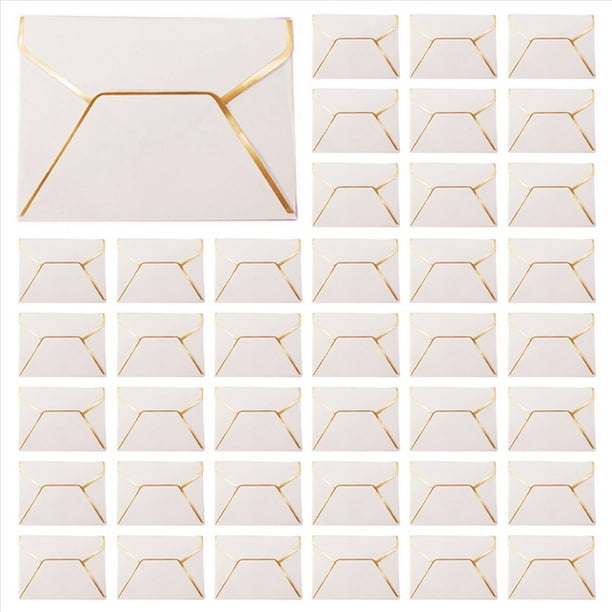 150 Piezas Mini Sobres Sobres para Tarjetas de Regalo Sobres para Tarjetas de Regalo Personalizadas Sobres de Boda o Tarjeta de Lugar