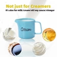 thumbnail image 3 of Ceramics Creamer,Milk Creamer Pitcher 12 OZ (Turquoise), 3 of 7