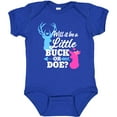 thumbnail image 3 of Inktastic Gender Reveal Will It Be a Little Buck or Doe? Girls Baby Bodysuit, 3 of 5