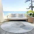 thumbnail image 6 of Addison Rugs Chantille Indoor/Outdoor Contemporary Organic Ivory Washable Round Rug, 8' x 8', 6 of 6