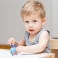 thumbnail image 5 of Juguetes sensoriales para bebés con animales que hablan, juguetes para terapia de autismo con lengua fuera (conejo), 5 of 5