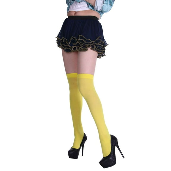 BAODANN Trendy Stockings For Daily Wear And Use Shaping Design Snag Versatile For Skirts All Season Winter Women Stockings for Women with Design Mesh Inset Skirt Thigh High Garter Knee High Stocking