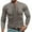 Khaki, variant on Under $10 Men's Lace Up Crew Neck Shirts Casual Slim Fit Outdoor Sports Tops Long Sleeve Soft Lightweight Cozy Pullover