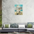 thumbnail image 6 of Beach Anchor Wall Art Coastal Seagull Cross Pictures Wall Decor Christian Bible Verse Canvas Prints Framed Nautical Sea Turtle Posters Painting Artwork for Bathroom Bedroom Living Room Office 12"x16", 6 of 6