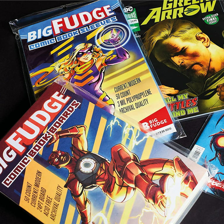 Big Fudge Comic Book Bags and Boards Magazine Protectors Acid-Free