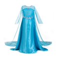 thumbnail image 1 of Disney Girls Frozen Elsa Princess Dresses Kids Cosplay Snow Queen Carnival Party Mesh Clothing Children Birthday Outfit CostumeTag 150cm (9T-10T) Gao Jinjia LED, 1 of 2
