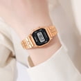 thumbnail image 4 of SKMEI Watch for Women Waterproof Digital Watch Square Stainless Steel Women Watch, 4 of 4