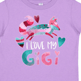 thumbnail image 4 of Inktastic I Love My Gigi Pink and Blue Fox with Hearts Boys or Girls Toddler T-Shirt, 4 of 5