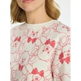 thumbnail image 4 of Women's Teddy Bear Graphic Fleece Sweatshirt, Sizes XXS-XXL, 4 of 5