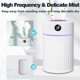 thumbnail image 5 of Humidificador de aire, humidificador ultrasónico silencioso de 2 l con termohigrómetro, boquilla doble, tiempo de funcionamiento de 36 horas, apagado automático, 7 LED (blanco) brillar Electrónica, 5 of 5