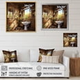 thumbnail image 4 of Designart "Toilet Rural beauty" Bath & Laundry Canvas Wall Art, 4 of 5