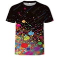 thumbnail image 1 of WEAIXIMIUNG T-Shirt Étoile Mode Décontractée à Manches Courtes d'Été pour Femmes de Noël, 1 of 4