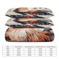 thumbnail image 2 of 3 Pcs Soft Bedding Set, Includes 1 Duvet Cover with Zipper And 2 Pillow,Shams Oil Rooster Full(79"×90"), 2 of 8