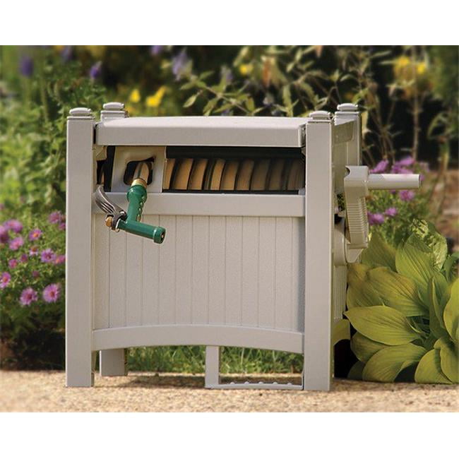 Suncast Corporation Pht100 Hose Hide Away 100 Ft Hose Reel Slide