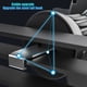 thumbnail image 4 of Soporte para teléfono del coche - clip universal de ventilación con bloqueo automático y giro de 360°, soporte para móvil en ABS negro para navegación y carga, 4 of 7