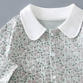 thumbnail image 4 of 3-6 Months Newborn Bodysuit Baby Romper Spring Fall Long Sleeve Cotton Crawling Outfit Bodysuit Warm Home Wear Light Gray Baby Gift, 4 of 4