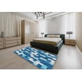thumbnail image 4 of Ahgly Company Indoor Rectangle Patterned Sky Blue Novelty Area Rugs, 8' x 10', 4 of 6