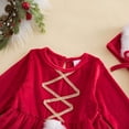 thumbnail image 5 of newwalpole Toddler Baby Girl Christmas Dress Santa Claus Dress Princess Dress Cute Christmas Outfit Red for Size 12-18 Months, 5 of 9
