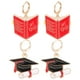 thumbnail image 1 of pares de aretes de graduación para mujer, aretes colgantes, regalos de graduación., 1 of 6