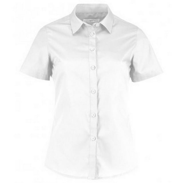 Kustom Kit Womens Short Sleeve Tailored Poplin Shirt