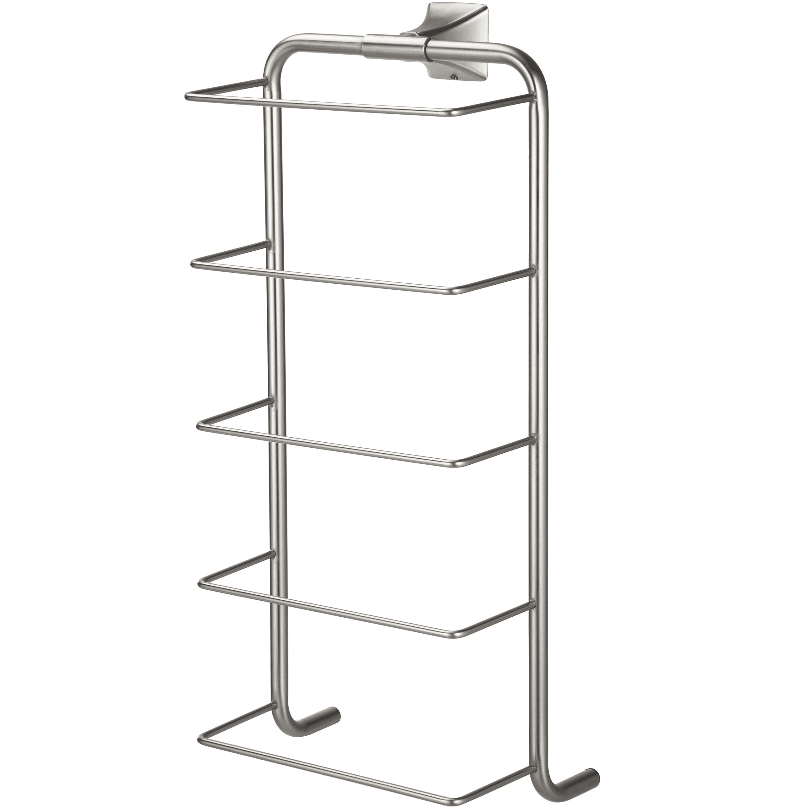 Better Homes Gardens Alden 24 Double Towel Bar Holder Matte Black Walmart