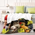 thumbnail image 4 of Shrek anti-pilling, suave, ligera, esponjosa y acogedora de lujo para hogar y cocina – Perfecta para niños y adultos,100X80cm, 4 of 6