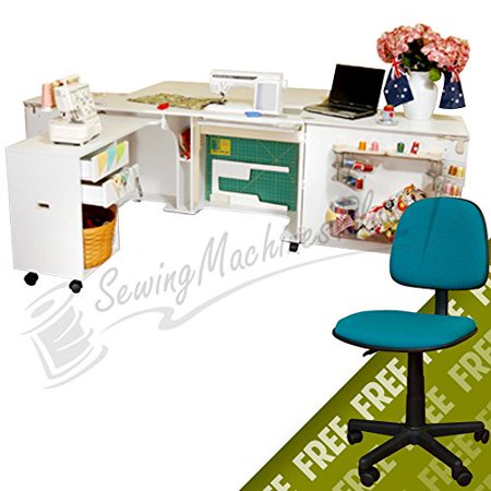 Kangaroo Kabinets K8611 Aussie Sewing Cabinet White Ash Walmart Com