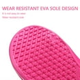thumbnail image 6 of LIANGP Ladies Slippers Unisex Fashion Casual Couples Home Bathroom Shower Non-Slip Slippers Pool Shoes Women's Shoes Hot Pink Size 6, 6 of 6