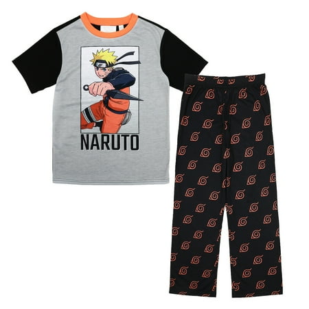 

Naruto Shippuden Hidden Leaf Youth Boys Pajama Pants & Shirt Set-XXL