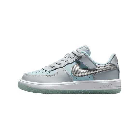 Nike Force 1 Low EasyOn Little Kids' Shoes Pure Platinum/Glacier/White 12