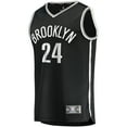 thumbnail image 2 of Men's Fanatics Cam Thomas Black Brooklyn Nets Fast Break Replica Jersey - Icon Edition, 2 of 3