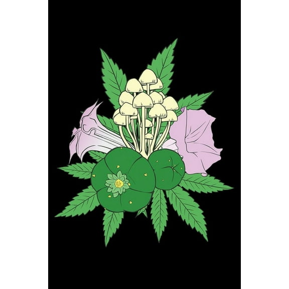 120 Pages DINA5: Cannabis Graphic Jorunal Book For Marijuana Smoker 120 Pages DINA5, (Paperback)