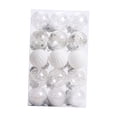 thumbnail image 1 of 30 Adornos de Bolas de Navidad delicados Adornos para árboles de Navidad Bolas Adornos Cinco blanco Zulema Colgantes Bolas, 1 of 8