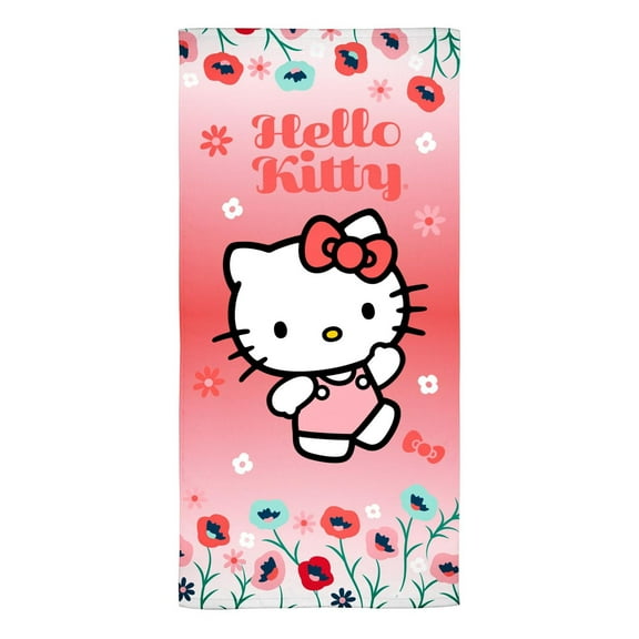 Hello Kitty "Kitty Garden" Beach Towel