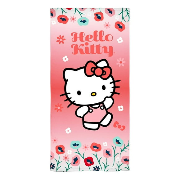 Hello Kitty "Kitty Garden" Beach Towel