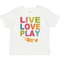 thumbnail image 3 of Inktastic Live Love Play the Trumpet Boys or Girls Toddler T-Shirt, 3 of 5