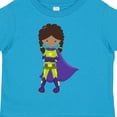 thumbnail image 4 of Inktastic African American Girl, Superhero Girl, Purple Cape Girls Toddler T-Shirt, 4 of 5
