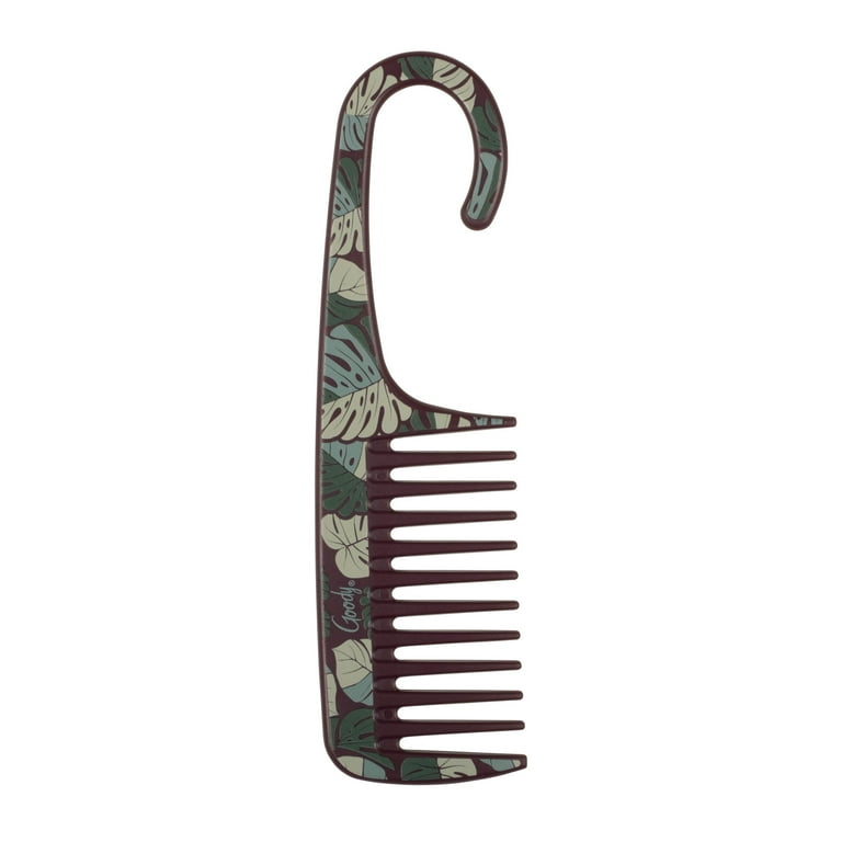 Goody Tru X DomoINK Wide Tooth Shower Comb for Detangling, For Wet