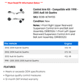 thumbnail image 2 of Control Arm Kit - Compatible with 1998 - 2005 Audi A6 Quattro 1999 2000 2001 2002 2003 2004, 2 of 2