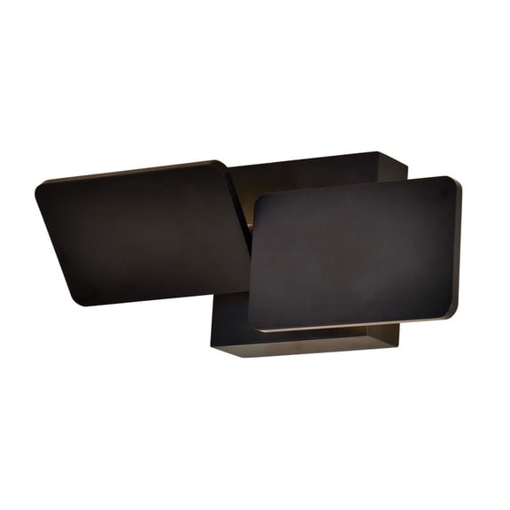 VONN Eclipse 12" Rotative ETL Certified Integrated LED Wall Sconce in Black