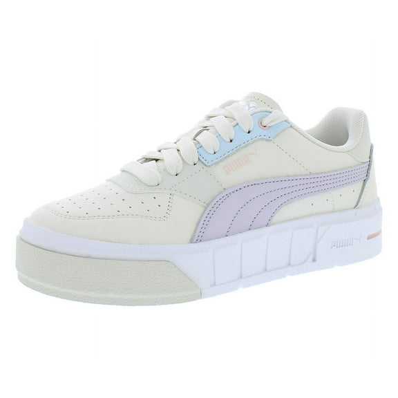 Puma Court Leather Womens Shoes Size 10, Color: Marshmallow/Puma White